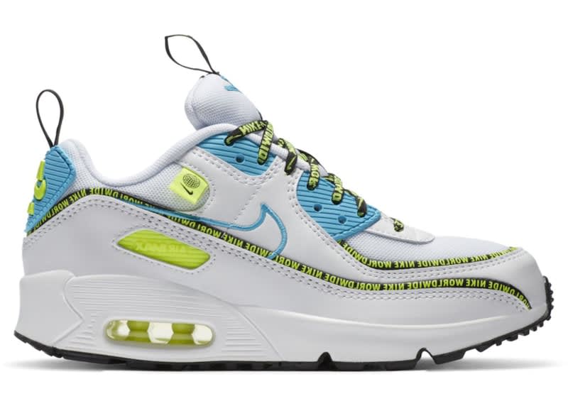 Nike Air Max 90 SE Worldwide Pack Blue Fury Volt (GS)